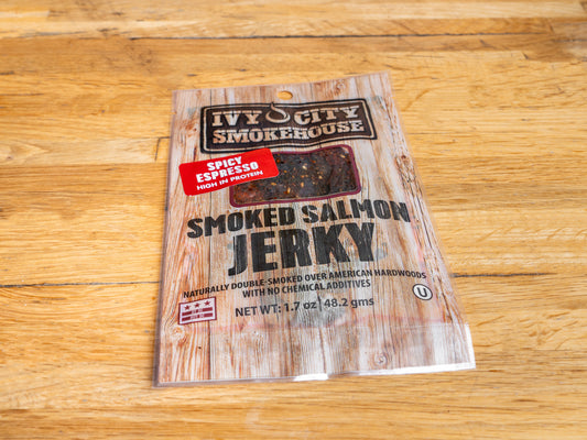 Spicy Espresso Salmon Jerky